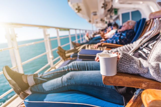 Group on a cruise ship